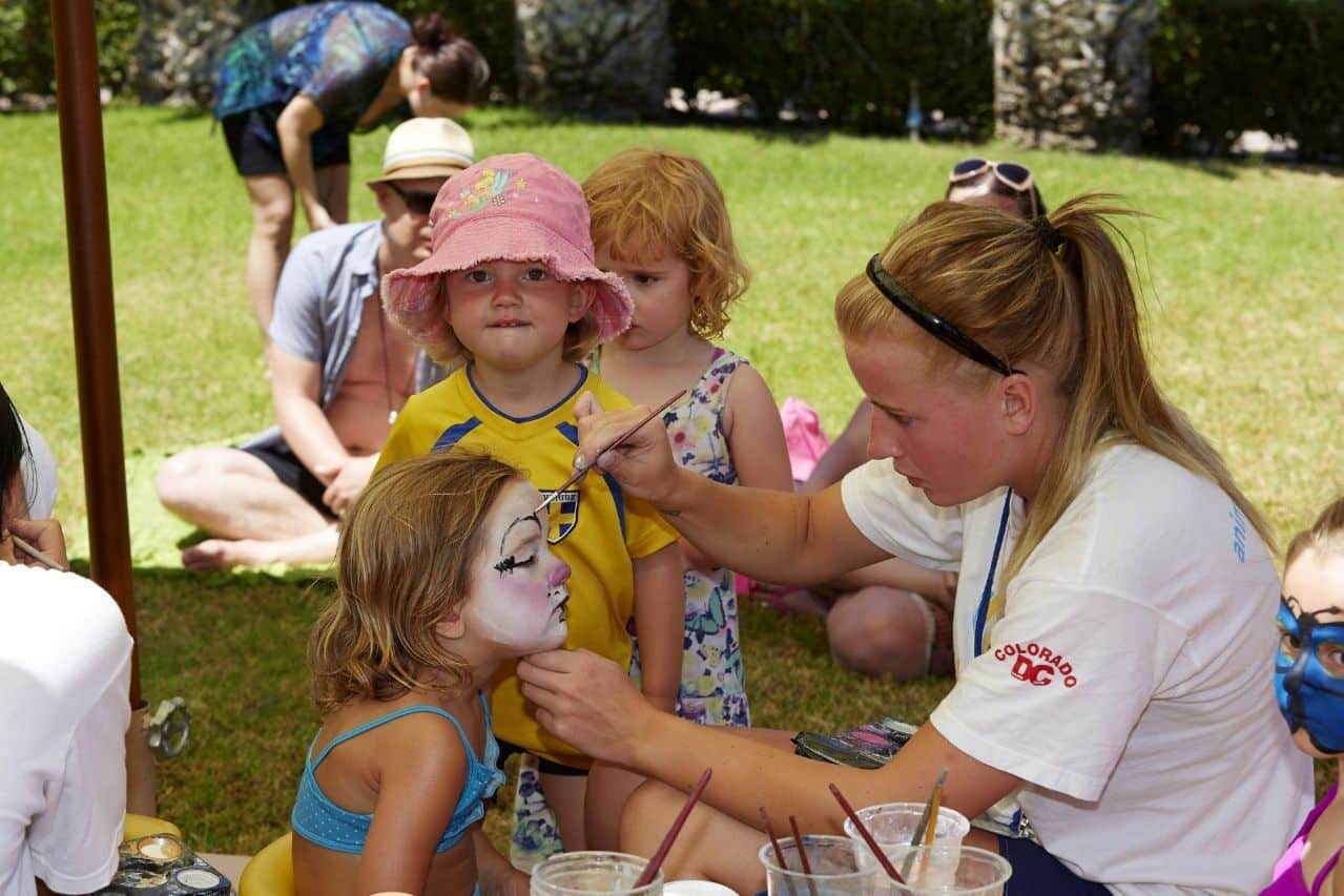 Face painting activities