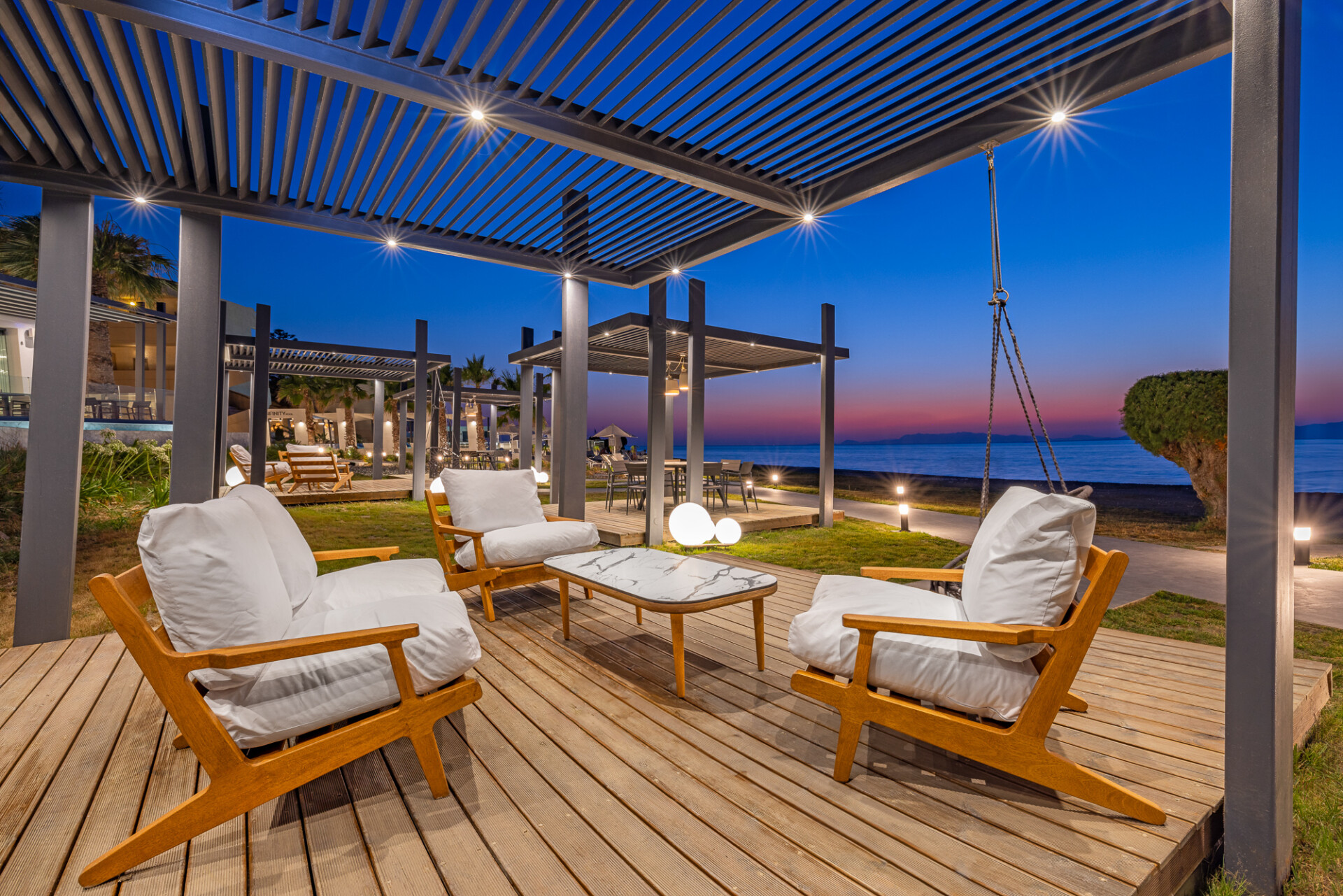 Thalassa Beachfront Restaurant & Bar | Outdoor Seating Area