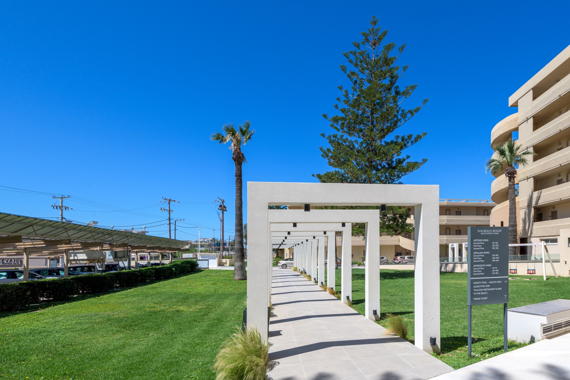 Sun Beach Resort_Beachfront Wing_Hotel-Exterior-Side Entrance 2_High_Res
