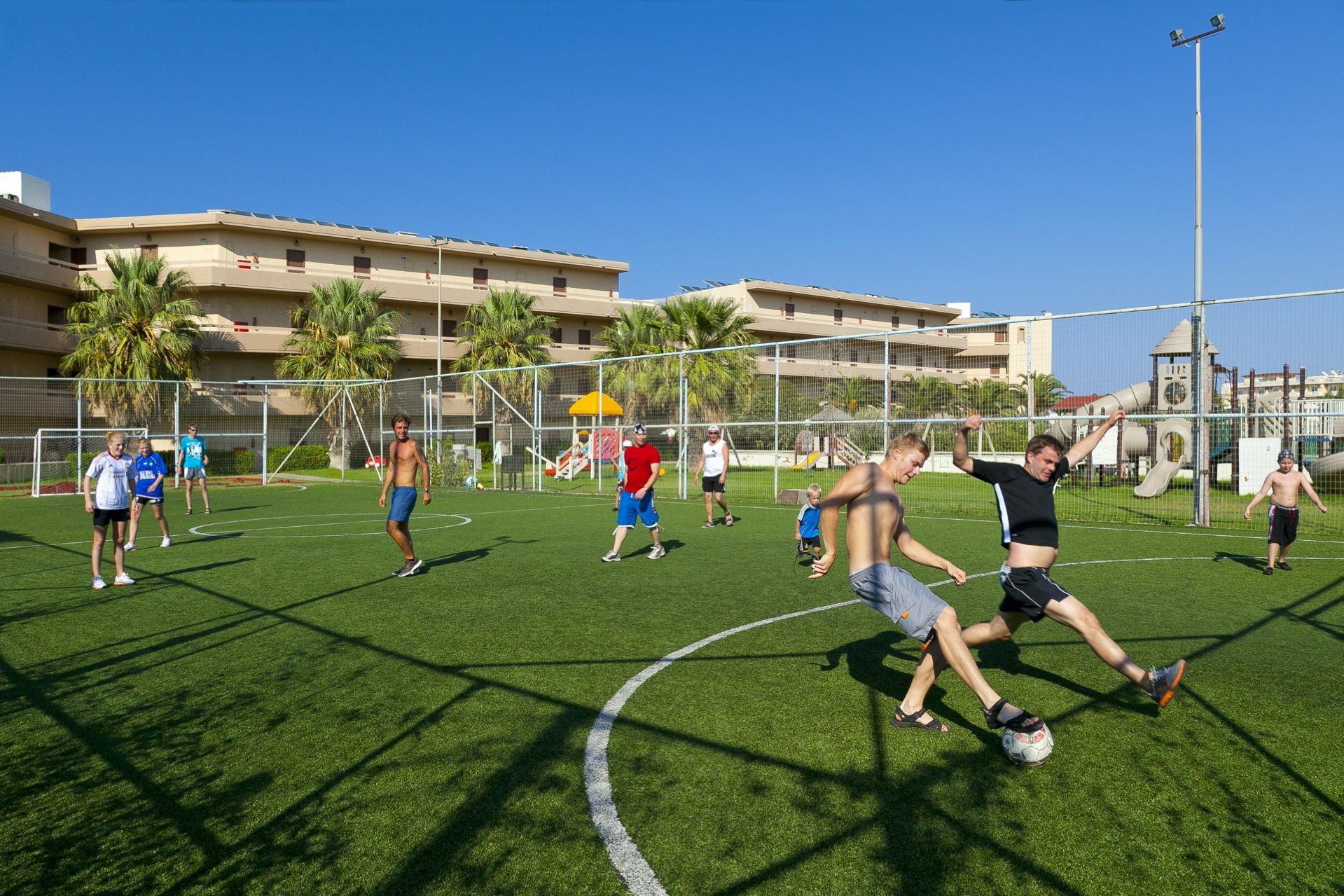 Leisure facilities at the Sun Beach Resort Complex in Rhodes
